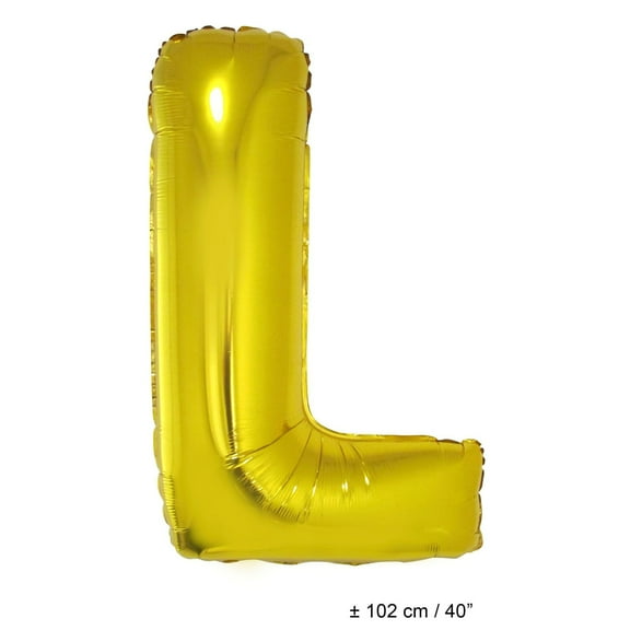 Balloon-Foil-Letter L-40"-Gld
