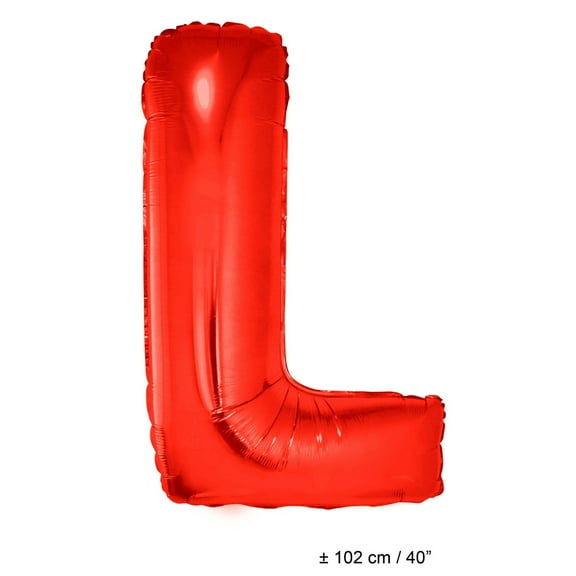 Balloon-Foil-Letter L-40"-Red
