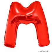 Balloon-Foil-Letter M-40-Red