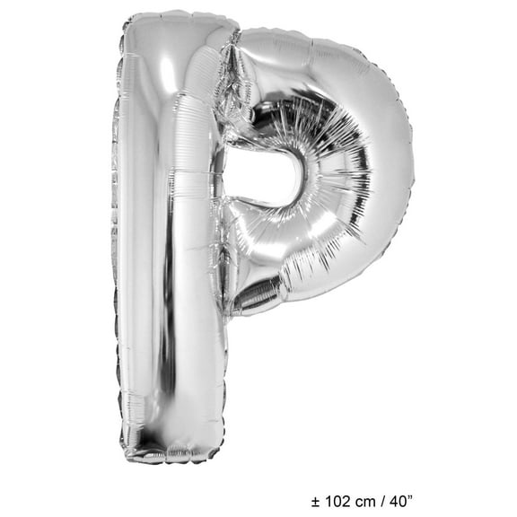 Balloon-Foil-Letter P-40"-Slv