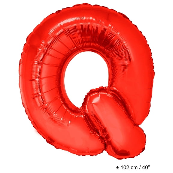 Balloon-Foil-Letter Q-40"-Red