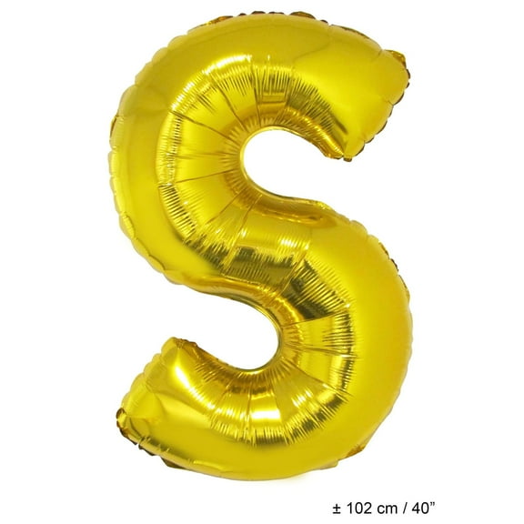 Balloon-Foil-Letter S-40"-Gld