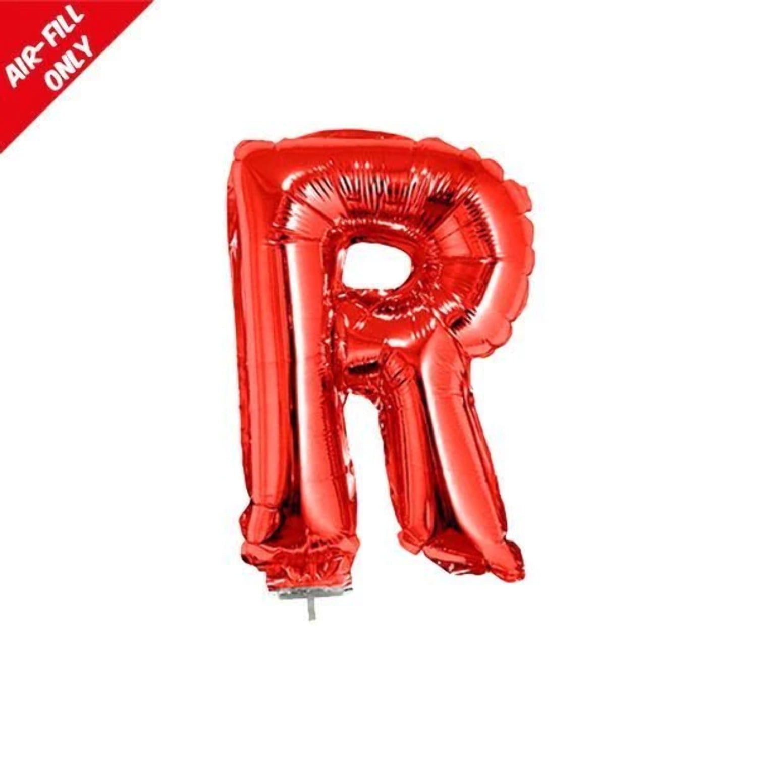 Balloon on Stick - 16 Red Letter R - Walmart.com