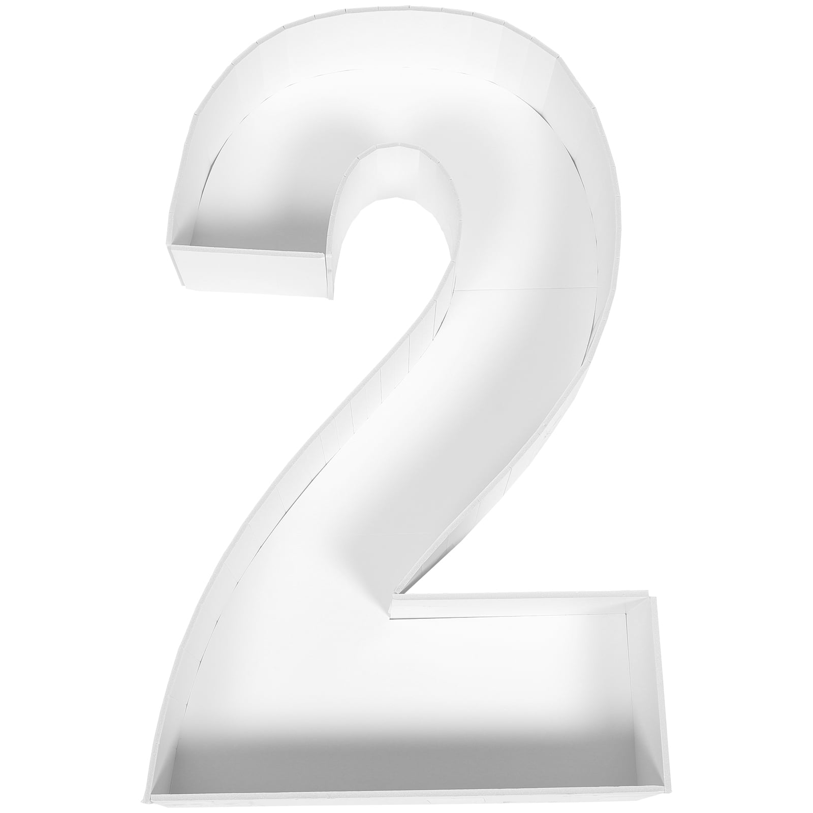 TABLZONE White Number Balloon Stand for Party Decorations - Durable Board Display for Birthdays and Events