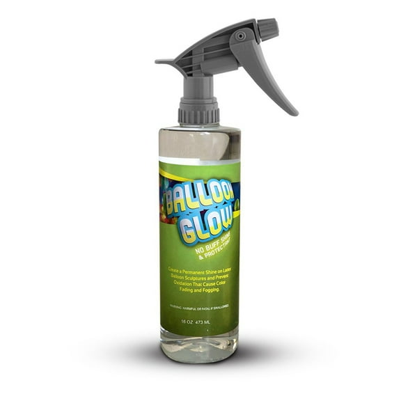 Balloon Glow No Buff Shine and Protectant Balloon Shining Spray, Latex, 16 oz