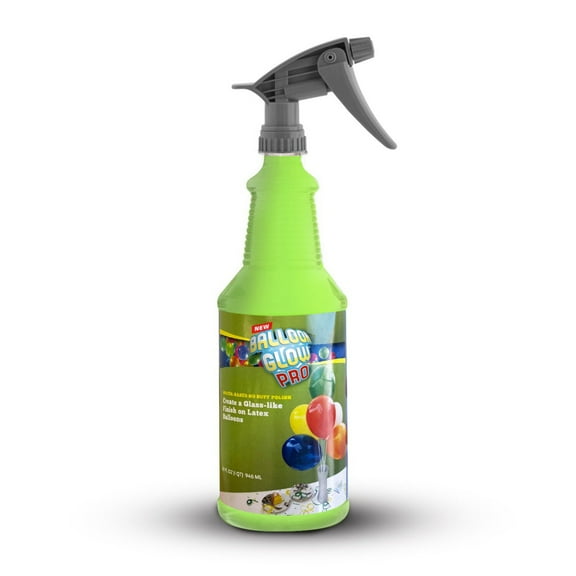 Balloon Glow Pro 32 ounce Bottle - Party Decorations Supplies Latex Balloon Shining Spray