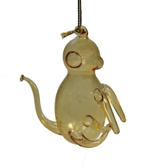 Balloon Monkey - 1 Ornament 3 Inch, Glass - Ornament Birthday Party Animal Go6556