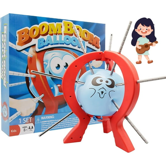 Balloon Popping Game Kids Exploding Balloons Games Party Game Family Fun Toy Board Games Sticks for Family Fun Stick Game