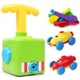 thumbnail image 1 of Balloon Powered Car Launcher Toys with Assorted Random Accessories Aerodynamic Wind Racer Vehicle Set, 1 of 3