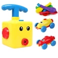 thumbnail image 1 of Balloon Powered Car Launcher Toys with Assorted Random Accessories Aerodynamic Wind Racer Vehicle Set, 1 of 4