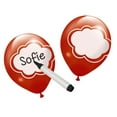 thumbnail image 1 of Balloon Printed Writable 6's, 1 of 1