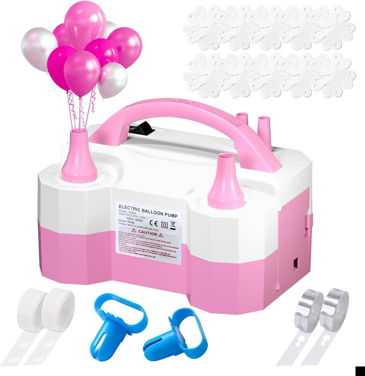 Balloon Pump, Balloon Pump Electric, Portable Dual Nozzle Electric ...