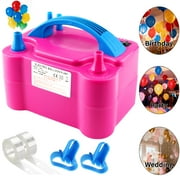 Balloon Pump, Balloon Pump Electric, Portable Dual Nozzle Electric Blower Air Pump Inflator for Party Decoration