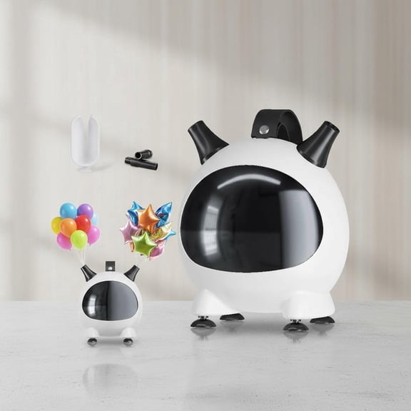 Balloon Pump Electric, Portable Balloons Inflator Air Pump Dual Nozzle, Corded Blower Machine for Latex Foil Balloon Arch Garland Party Decorations