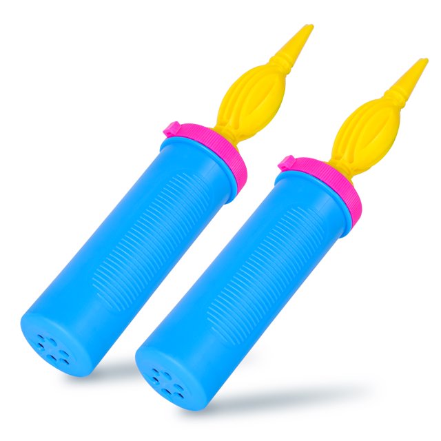 Balloon Pump Hand Held 2Pack, DoubleWay Air Intake Portable Manual