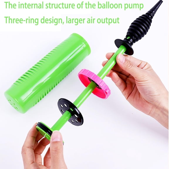 Balloon Pump Hand Two-Way Dual Action inflate and Balloon Tying Tool in One