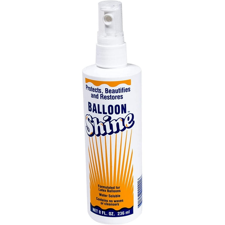 We are exited to finally have balloon shine spray at our store. To