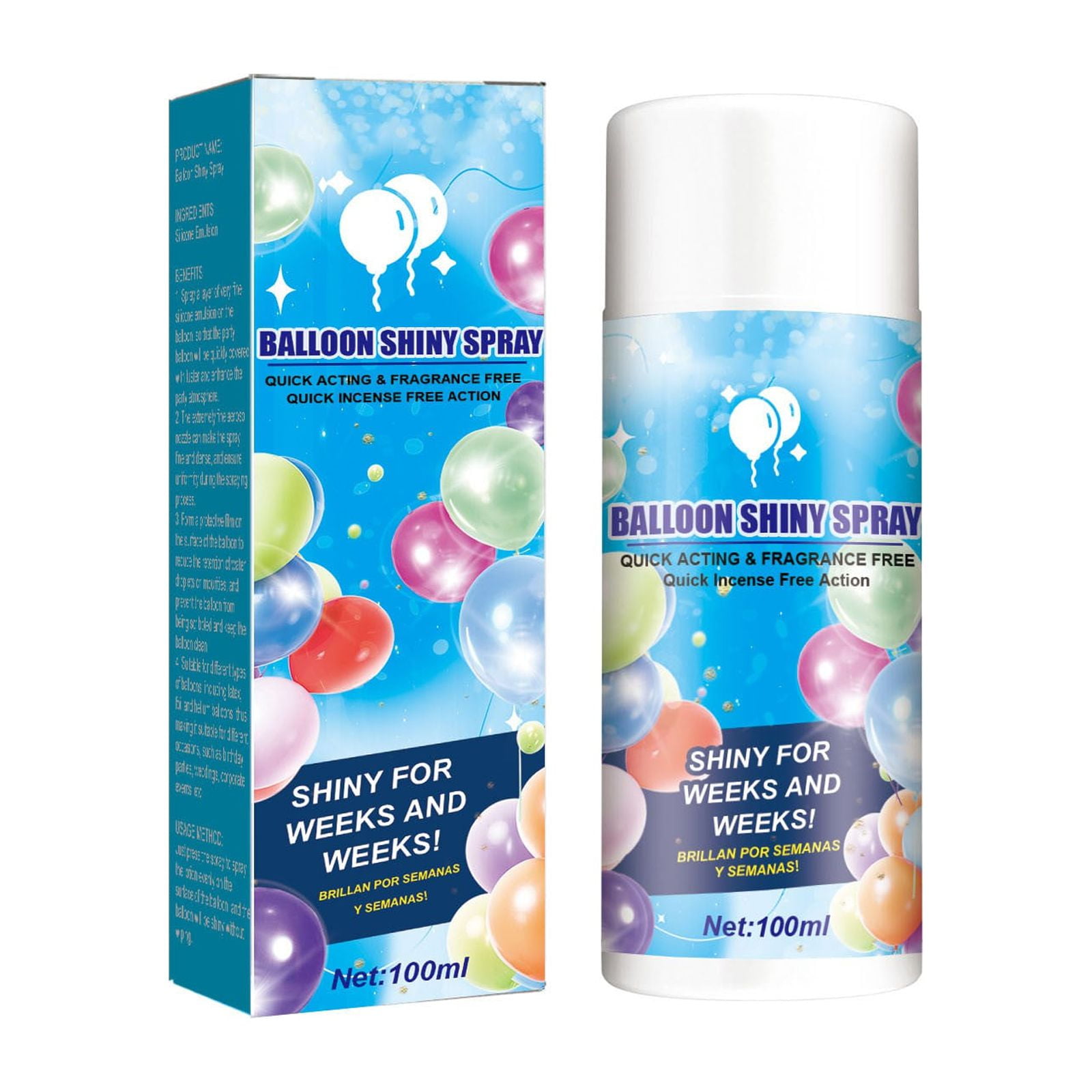 Balloon Shine Clean Spray No Quick Apply Shine Enhancer Balloon Spray