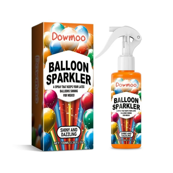 Balloon Shine Spray, No Need Towel or Gloves Balloon Shine, Instant High Shine Gloss Brite Balloons for Party Decoration for Ultra Lasting, Shine Balloon Spray Upgraded Formula