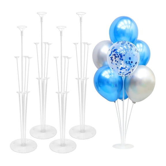 Balloon Stand Kits - set of 4, Balloon Holder for Centerpiece Party Decoration, use for Indoor and Outdoor Event and Party Decoration (Balloons NOT included)