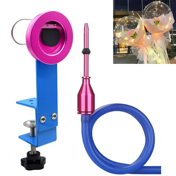 Balloon Stuffing Machine - Balloon Stuffing Tool Kit with Knotting Function Balloon Filling Tool for Birthday Party Christmas Wedding Art Balloons Decoration Supply