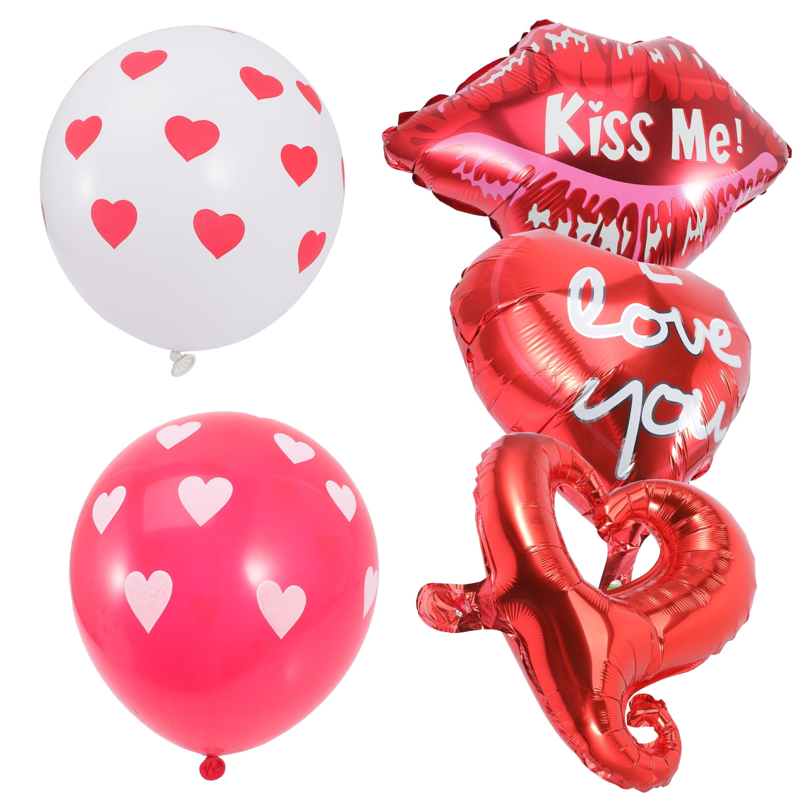 Balloon Suit Ornament Love Foil Balloon I Love You Balloons Valentine's Day Balloons Valentines Day Decoration