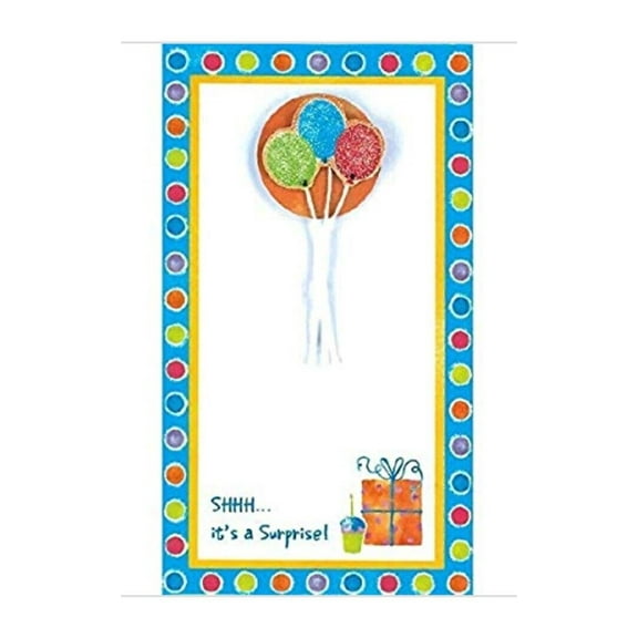 Surprise Balloon Imprintable Invitations | Pack of 8 | Party Supply