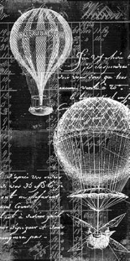 Balloon Tandem Canvas Art - Walter Robertson (10 x 20)