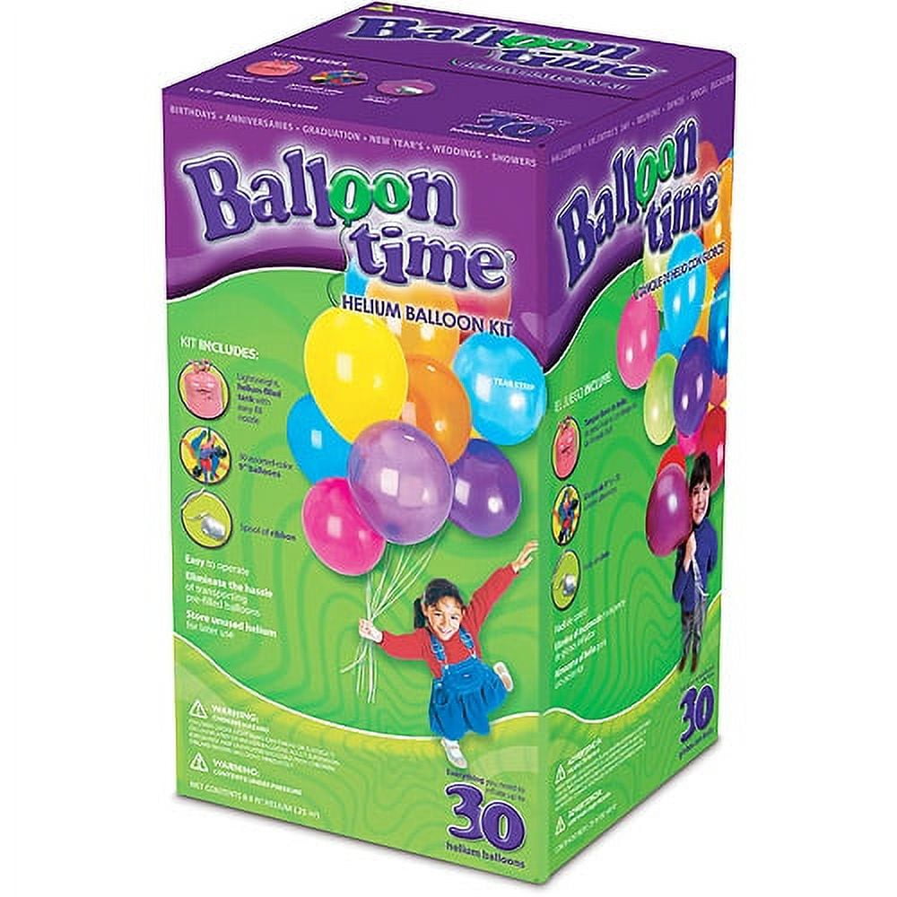 Kit bouteille hélium 0,25 m3 + 30 ballons dorés