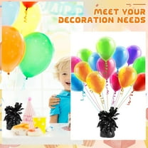 Balloon Weights Balloon Pendant Pack Holder Balloon Holders for Table 1Pcs Heavy Balloon Weight Pack DIY Ballon Weights Decoration Accessories Black 2.2x4.7 In