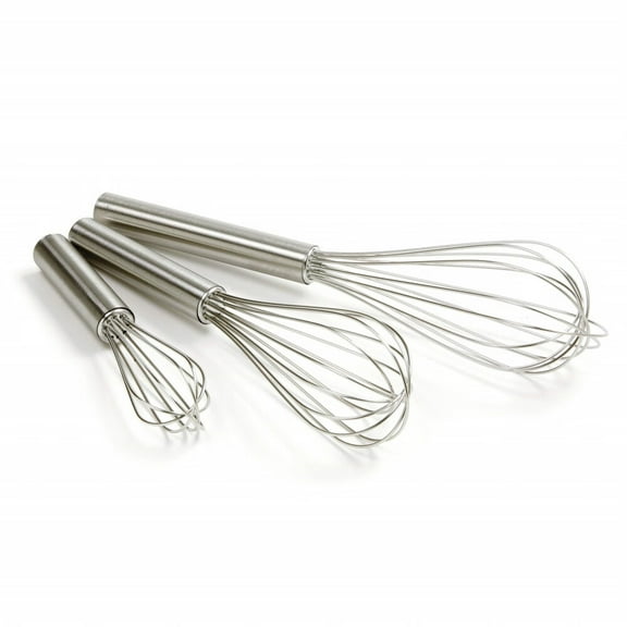 Balloon Wire Whisk Set of 3 Stainless Steel Stir/Mix/Beat 12" /8"/ 10"
