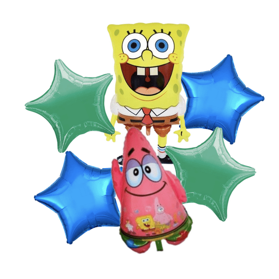 Balloon bouquet 5pcs spngbob decor