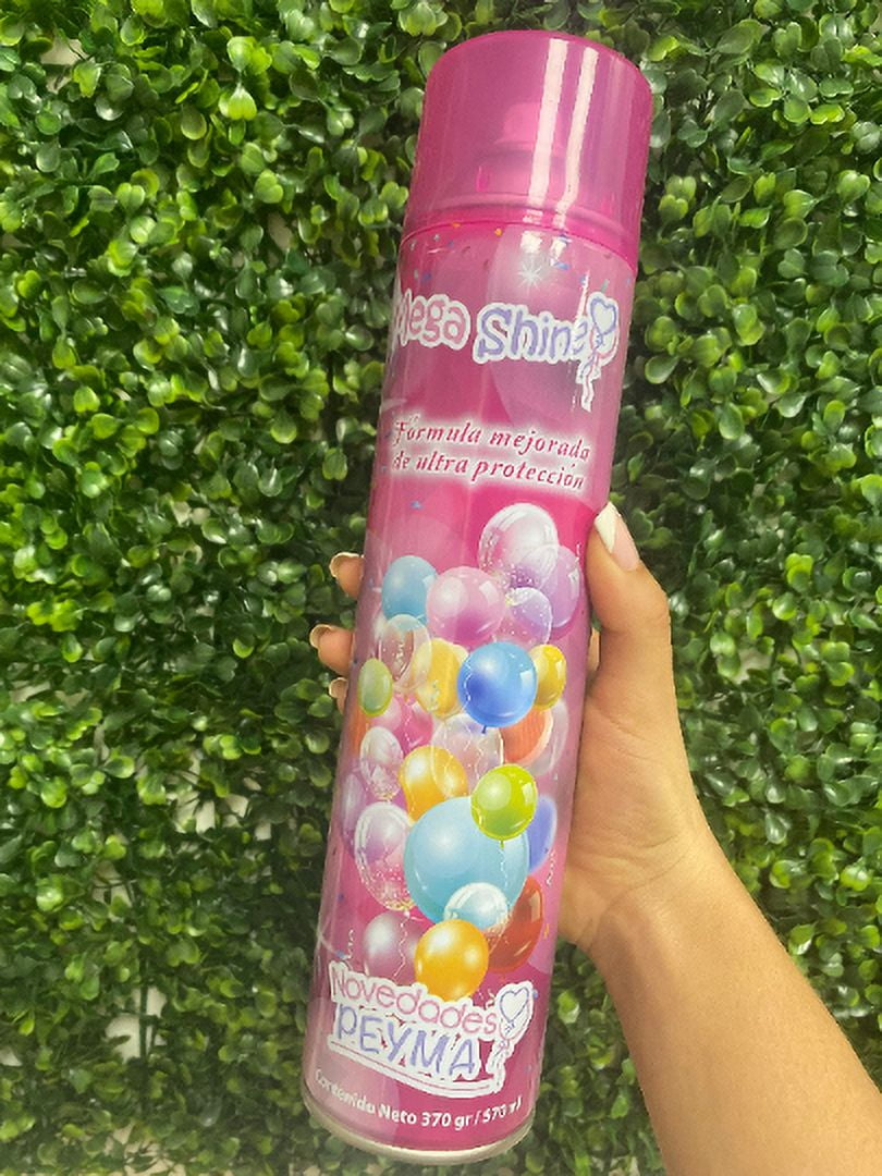 Novedades Peyma Mega Shine Balloon Spray, 570 ml (19.27 floz) – FiestaHelp