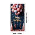 thumbnail image 1 of Balloons Banner Glitter Champagne Celebration Backdrop for Birthday Party Indoor Decor Photo Prop, 1 of 7
