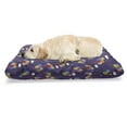 thumbnail image 1 of Balloons Pet Bed, Pile of Colorful Balloons and Clouds Graphic Image Festival and Birthday Theme, Resistant Pad for Dogs and Cats Cushion with Removable Cover, 24" x 39", Multicolor, by Ambesonne, 1 of 4