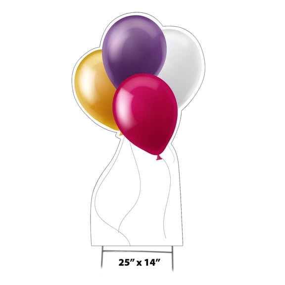 Balloons Yard Sign Icon