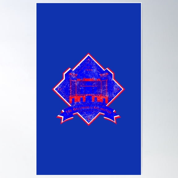 Ballpark In Arlington Poster Wall Art, Modern Wall Decor For Living Room Bedroom, 24x36 UNFRAMED