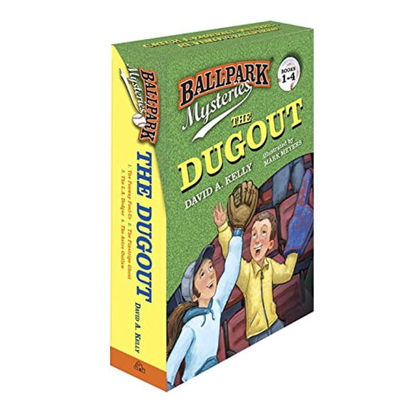 Ballpark Mysteries: The Dugout boxed set (books 1-4): The Fenway Foul-Up, The Pinstripe Ghost, The L.A. Dodger, The Astro Outlaw