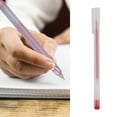 thumbnail image 1 of Ballpoint Pen 0.5mm Gel Ink Pen Transparent Frosted Student Stationery Plastic Pen 2ml Ink Capacity Non-Slip Grip Smooth Writing for Office home Exam Use Daily Writing Instrument, 1 of 5