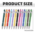 thumbnail image 1 of Ballpoint Pen 2-in-1 Stylus, 1.0 mm Black Ink, Green, 1 of 7