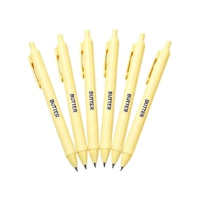 Ballpoint Pen Cute Writing Pen with Ink 0.5mm Fine Point, Stationery for Office S*chool Macaron Stick Shape, Ergonomic Grip Consistent Ink Flow, Quirky Desk Gift Journaling Pen