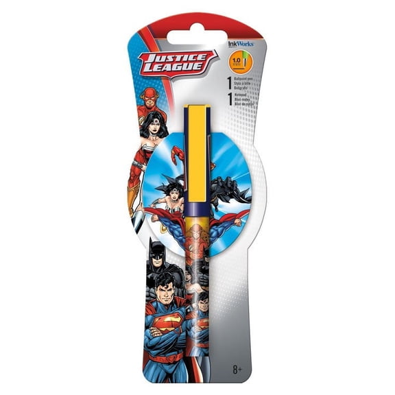Ballpoint Pen - Justice League - w/Notepad Pack iw1527