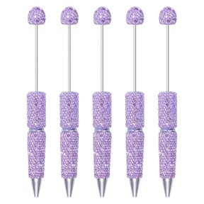 LUVNIMB Ballpoint Pen Set, 5 Decorative Look Pens for Journal Entries, Planner Writing, Desk Notes and Everyday Use