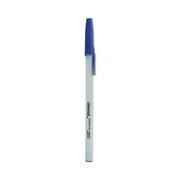 UNIVERSAL Economy Ballpoint Stick Oil-Based Pen Blue Medium Dozen 27411