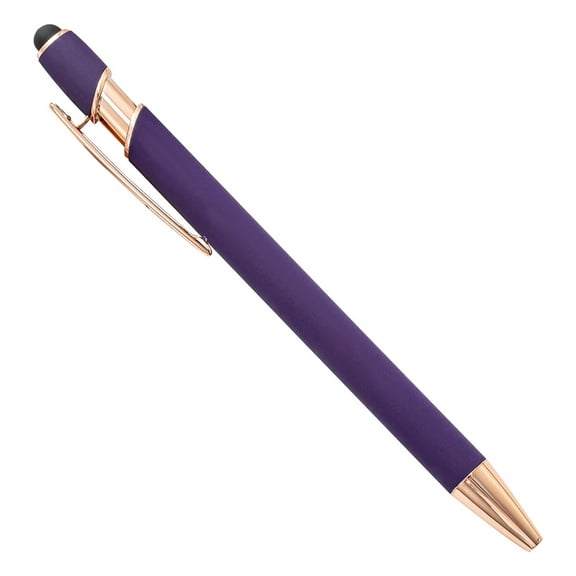 Ballpoint Pen with Stylus Tip,5.62 Inch Retractable Gel Pens,2-In-1 Metal Stylus Pens for Touch Screens,Smooth Writing Retractable Ballpoint Pen,Automatic Gel Ink Pens for Journaling,(F,5.62 in)