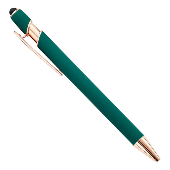 Ballpoint Pen with Stylus Tip,5.62 Inch Retractable Gel Pens,2-In-1 Metal Stylus Pens for Touch Screens,Smooth Writing Retractable Ballpoint Pen,Automatic Gel Ink Pens for Journaling,(D,5.62 in)