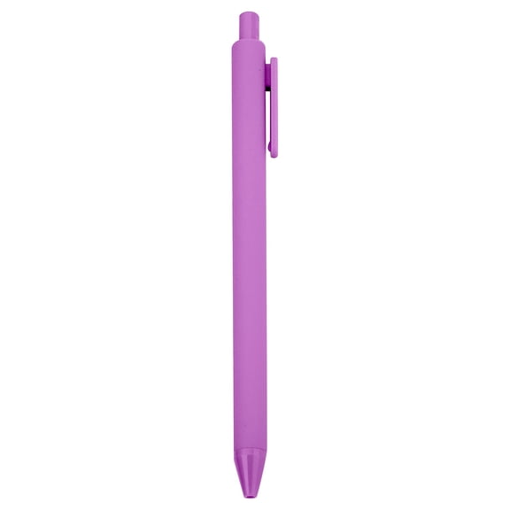 Ballpoint Pens 1 Pack, 1mm Medium Point Tip Black Ink Pens, Smooth Writing Retractable Pen for Journaling Note-taking Planning Schedule Arrangement Office Supplies, Multicolor(Purple1,5.6x0.4")