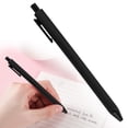 thumbnail image 1 of Ballpoint Pens Bulk, 10 Pack Retractable Black Ink Pens, 1.0 mm Medium Point Writing Pens for Office Home, Black, 1 of 9