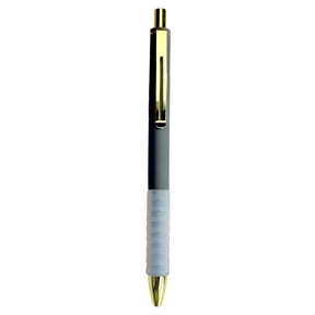 Ballpoint Pens, Comfortable Grip Pen, Retractable Ballpen, Black 1mm Medium Point, for Desk Work, Note Taking and Casual Writing, by Cosmug, Color F