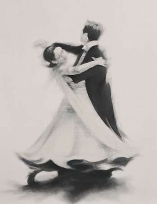 Ballroom 1 Canvas Art - T Good (22 x 28)